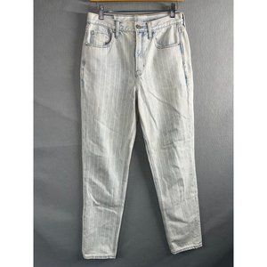 American Eagle Outfitters Light Wash Striped Jeans